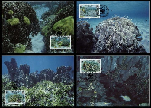 1992, Tuvalu, 638-41 MK