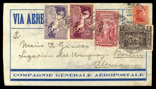 1930, Uruguay, 392 u.a., Brief