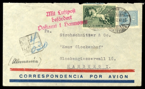 1932, Uruguay, 430 u.a., Brief