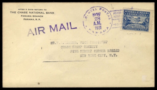 1931, Panama, 162, FDC