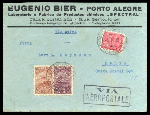 1932, Brasilien, 321 u.a., Brief