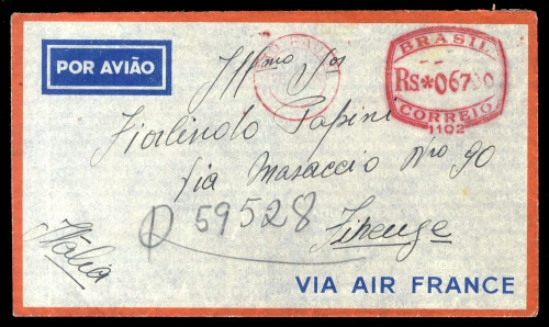 1940, Brasilien, Brief