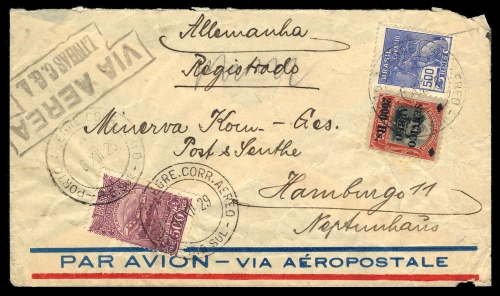 1929, Brasilien, 281 u.a., Brief