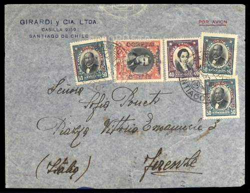 1935, Kolumbien, 352 u.a., Brief