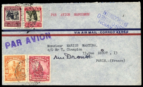 1935, Kolumbien, 367-68 u.a., Brief