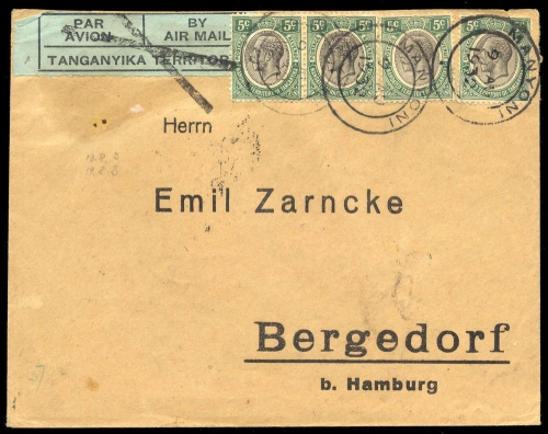 1927, Tanganjika, 82, 90, Brief