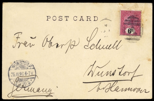 1893, Ceylon, 120, Brief