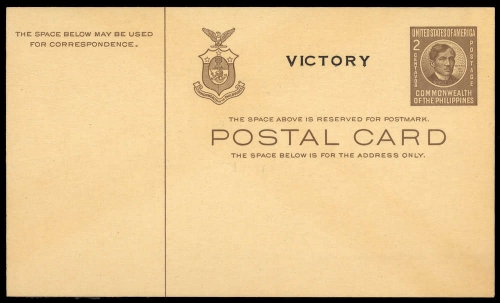 1940, Philippinen US Verwaltung, GSP, Brief