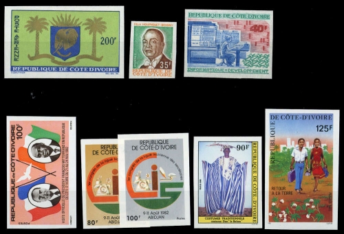 1964, Elfenbeinküste, 268 U u.a., **