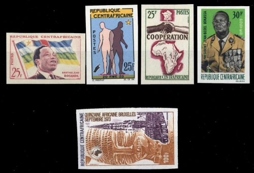1959, Zentralafrika, 2 U u.a., **