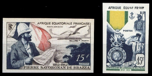 1951, Französisch Äquatorial Afrika, 287 U u.a., **