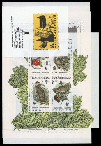 1995, Tschechische Republik, Bl. 2 u.a., **