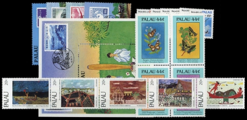 1983, Palau Inseln, 24-28 u.a., **