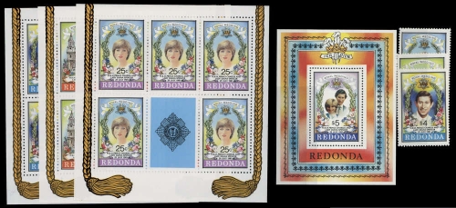 1972, Andorra Spanische Post, 78-82 u.a., **