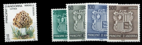 1984, Andorra Spanische Post, 178 u.a., **