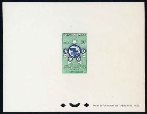 1960, Zentralafrika, 3 edl