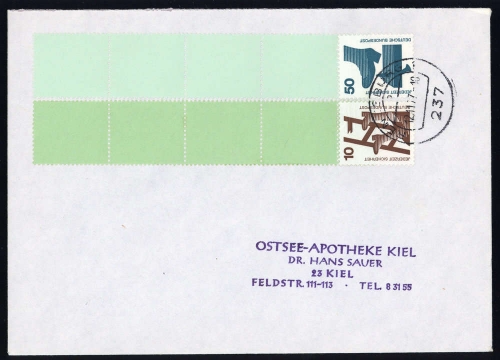 1977, Bundesrepublik Deutschland, 695A + 700A, Brief