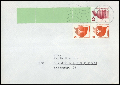 1973, Bundesrepublik Deutschland, 698 A RE u.a., Brief