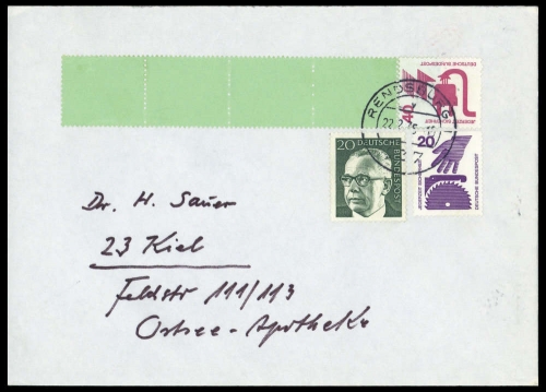 1975, Bundesrepublik Deutschland, 699 A RE u.a., Brief