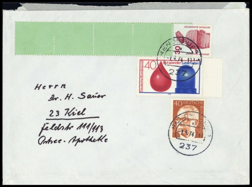 1974, Bundesrepublik Deutschland, 698 A RE u.a., Brief