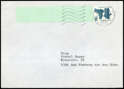 1977, Bundesrepublik Deutschland, 700 A RE, Brief