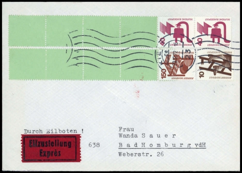 1972, Bundesrepublik Deutschland, 703 A RE u.a., Brief