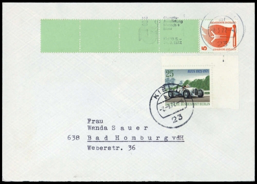 1972, Bundesrepublik Deutschland, 694 A RE u.a., Brief