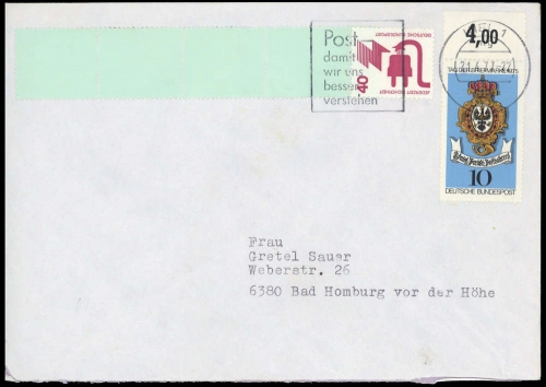 1977, Bundesrepublik Deutschland, 699 A RE u.a., Brief