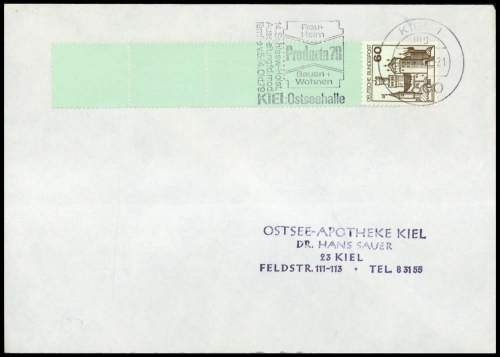 1978, Bundesrepublik Deutschland, 917 A RE, Brief