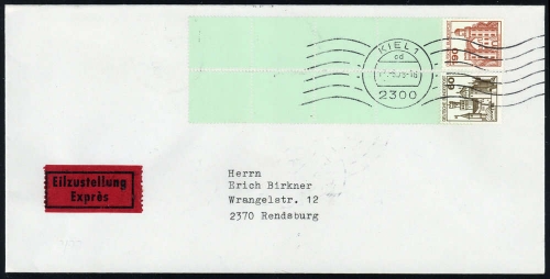 1978, Bundesrepublik Deutschland, 917A + 929A RE, Brief