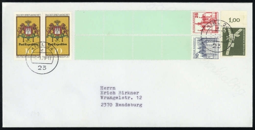 1979, Bundesrepublik Deutschland, 913A RE u.a., Brief