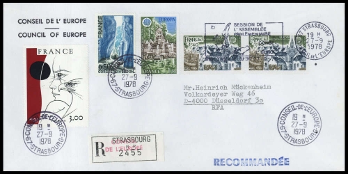 1978, Frankreich, 2025 (2) u.a., Brief