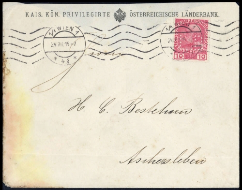 1915, Österreich, 144, Brief