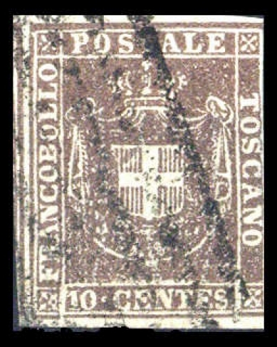 1860, Italien Staaten Toscana, 19 Var., gest.