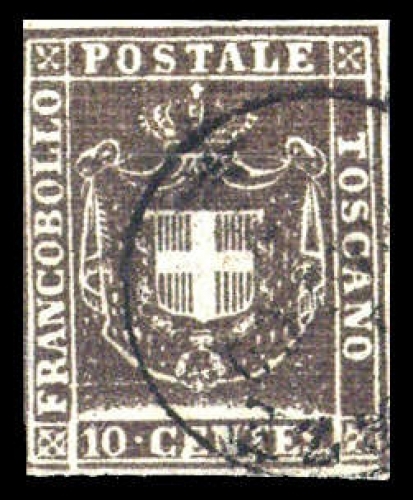 1860, Italien Staaten Toscana, 19 Var., gest.