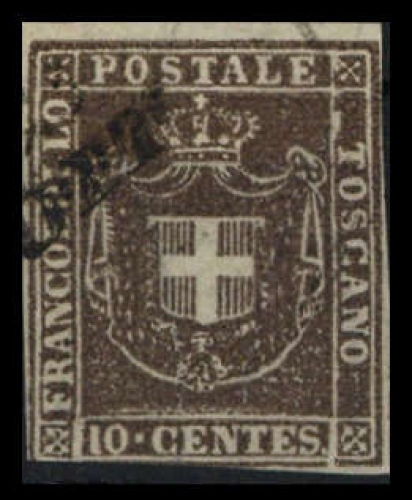 1860, Italien Staaten Toscana, 19 Var., gest.