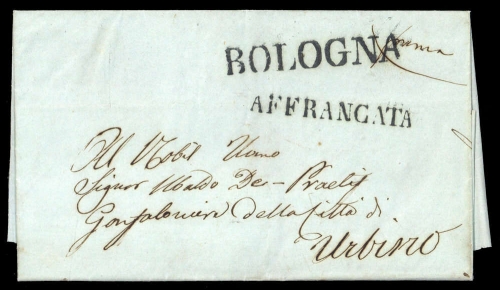 Italien Staaten Kirchenstaat, Brief