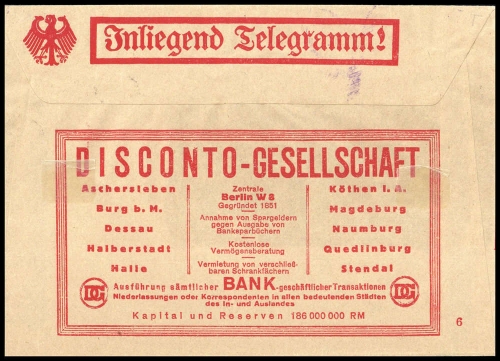 1928, Deutsches Reich, Brief