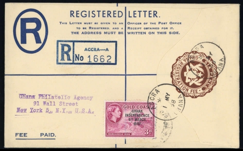 1957, Ghana, EU 2 u.a., Brief