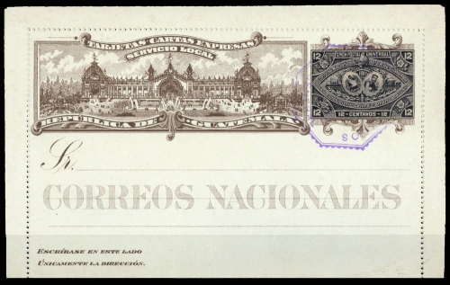 1904, Guatemala, K 2, Brief