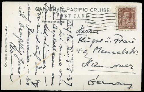 1929, Jamaica, 106, Brief