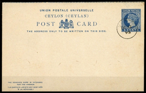 1894, Ceylon, P 35, Brief