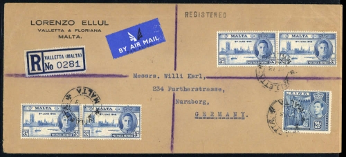 1938, Malta, 198 (4), 181, Brief