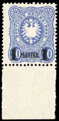 1884, Deutsche Auslandspost Türkei, 3 Na, **