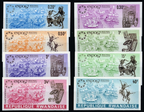 1967, Ruanda, 232-39 B, **
