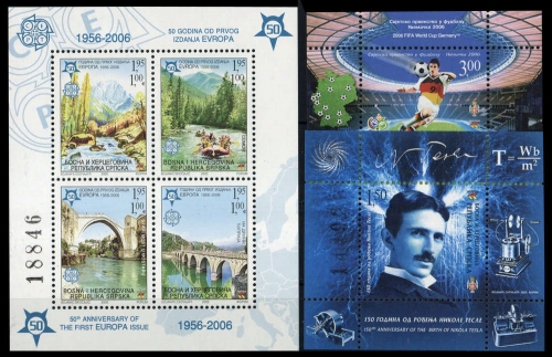 2005, Bosnien-Herzegowina Serbische Rep., Bl. 13 u.a., **
