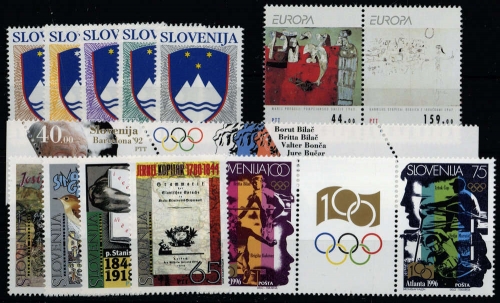 1992, Slowenien, 8-12 u.a., **