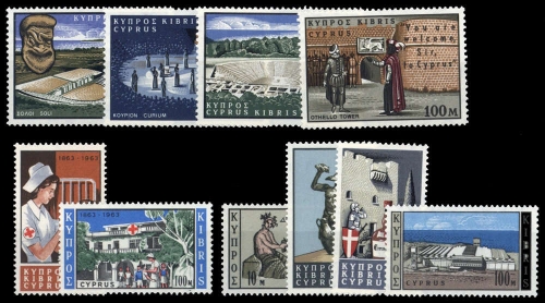 1963, Zypern, 223-24 u.a., **