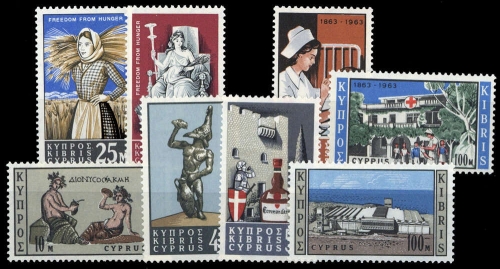 1963, Zypern, 218-19 u.a., **