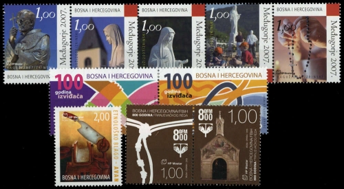2007, Bosnien-Herzegowina Kroatische Rep., 200-01 u.a., **